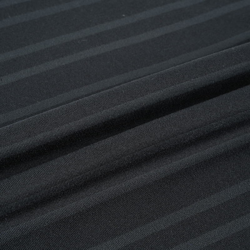 11SP149 90% poliester 10% spandex 170gsm udobna strijeljana pruga breskvasta dres pletena tkanina donjeg rublja